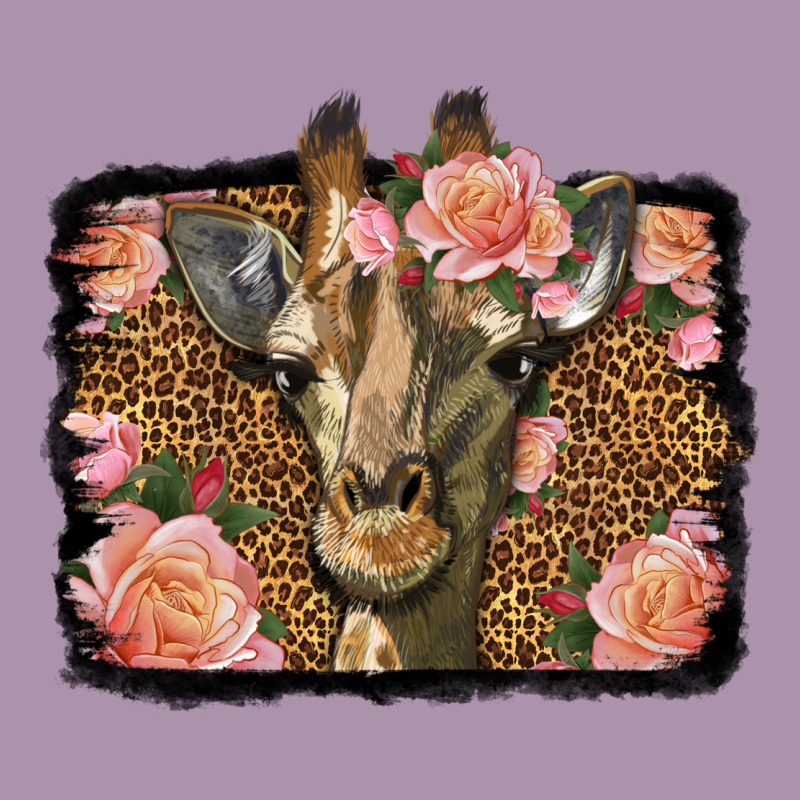 Western Floral Giraffe Heavyweight Hoodie by LillyAllenDesigns | Teevron