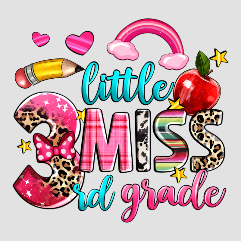 Little Miss Third Grade Premium Hoodie by NancyCooperArtShop | Teevron
