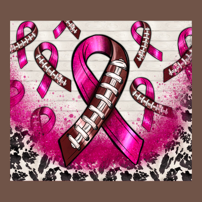 Breast Cancer American Football Ribbon Premium Sweatshirt by NancyCooperArtShop | Teevron