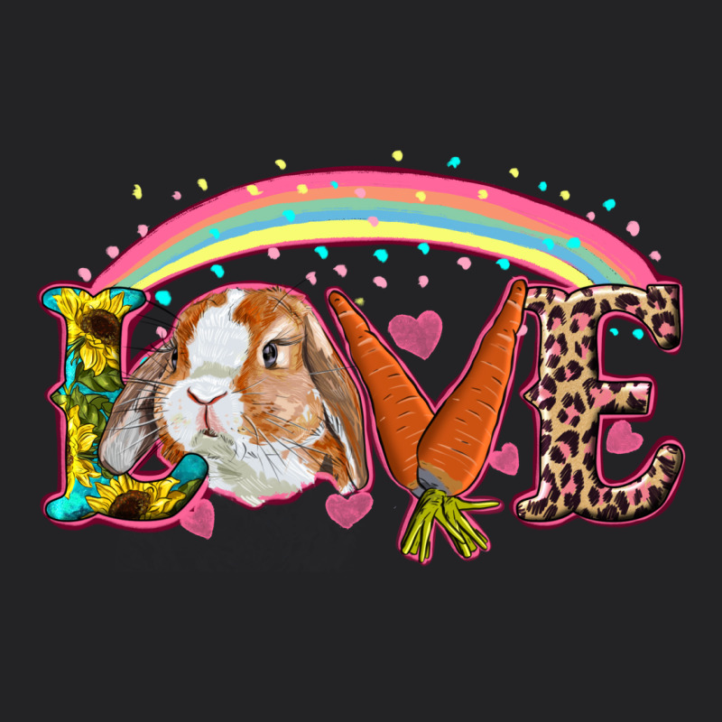 Easter Bunny Love With Rainbow Vintage Tee by RanaPortraitStore | Teevron
