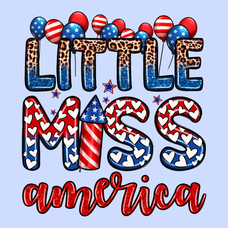 Little Miss America Urban Heavy Tee by Zillion Design Studio | Teevron
