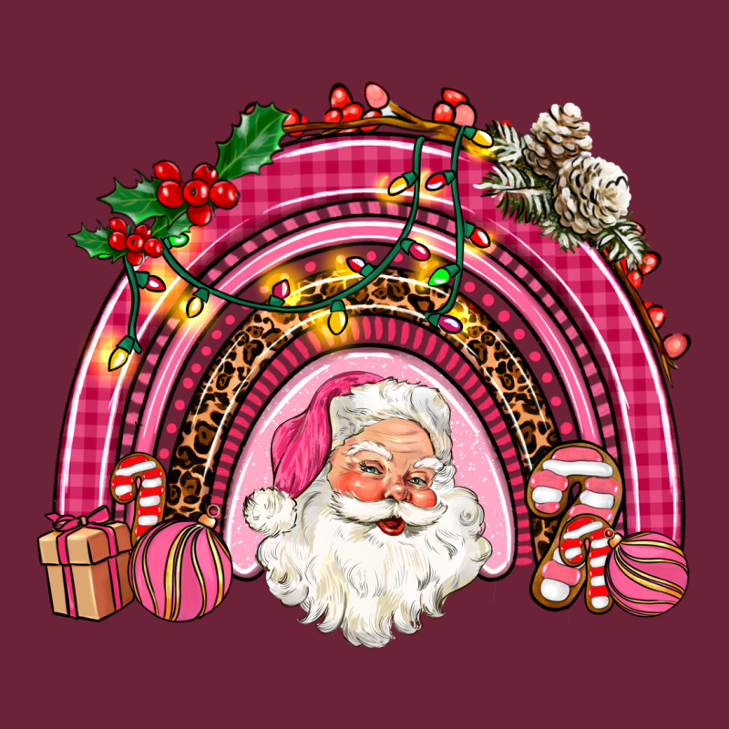 Pink Christmas Rainbow Long Sleeve Tee by AdoDesignShop | Teevron