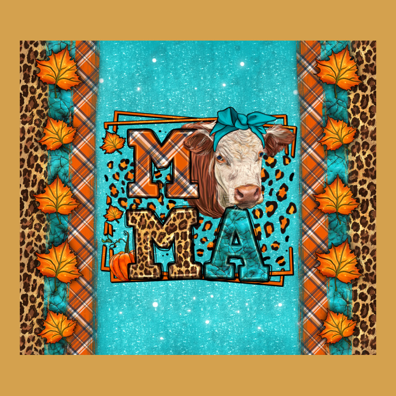 Western Fall Cow Mama Urban Hoodie by LillyAllenDesigns | Teevron