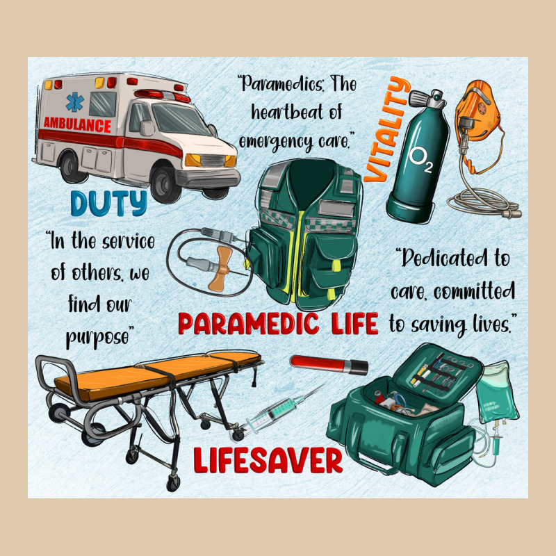Paramedic Life Heavyweight Sweatshirt by MaliasSmallBusiness | Teevron