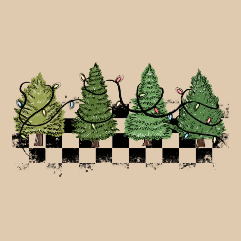 Christmas Checkered Trees Heavyweight Sweatshirt by MaliasSmallBusiness | Teevron