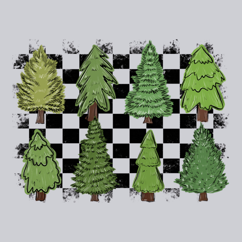 Checkered Trees Heavyweight Sweatshirt by MaliasSmallBusiness | Teevron