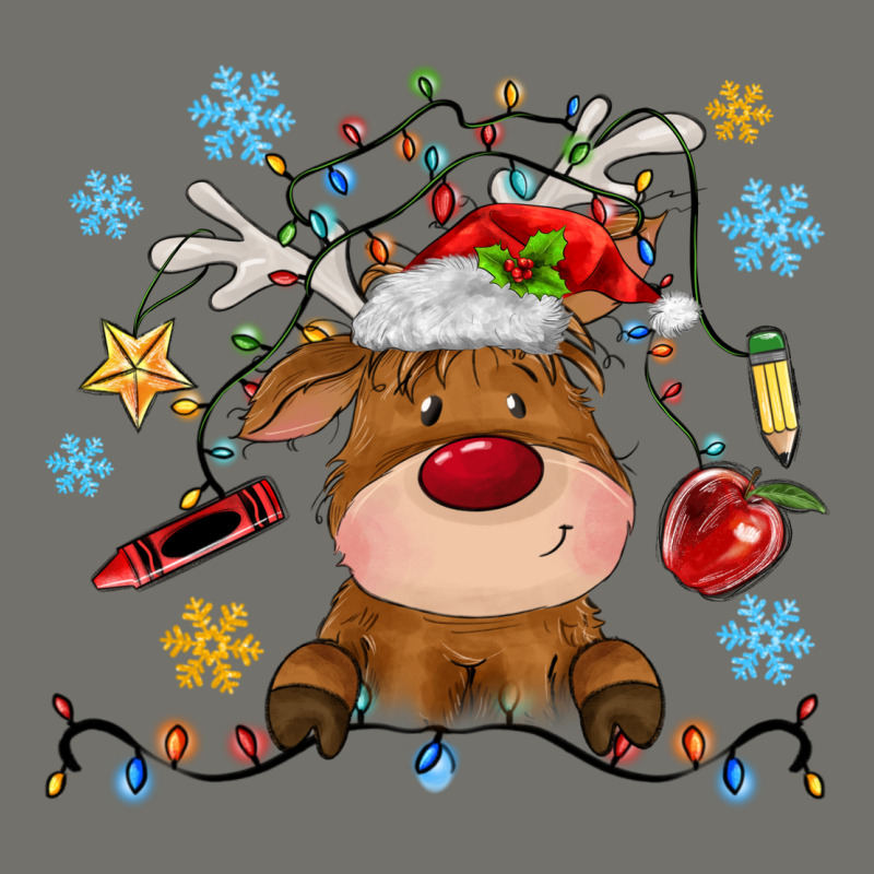 Christmas Deer School Premium Hoodie by MaliasSmallBusiness | Teevron