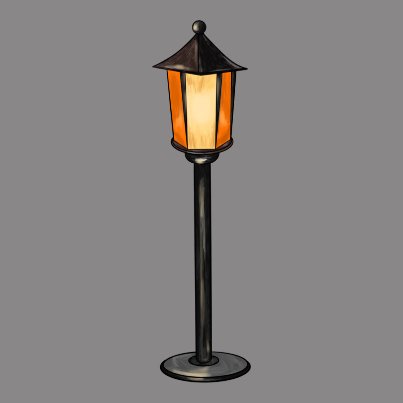 Street Lamp Vintage Tee by BarkalooDesign | Teevron