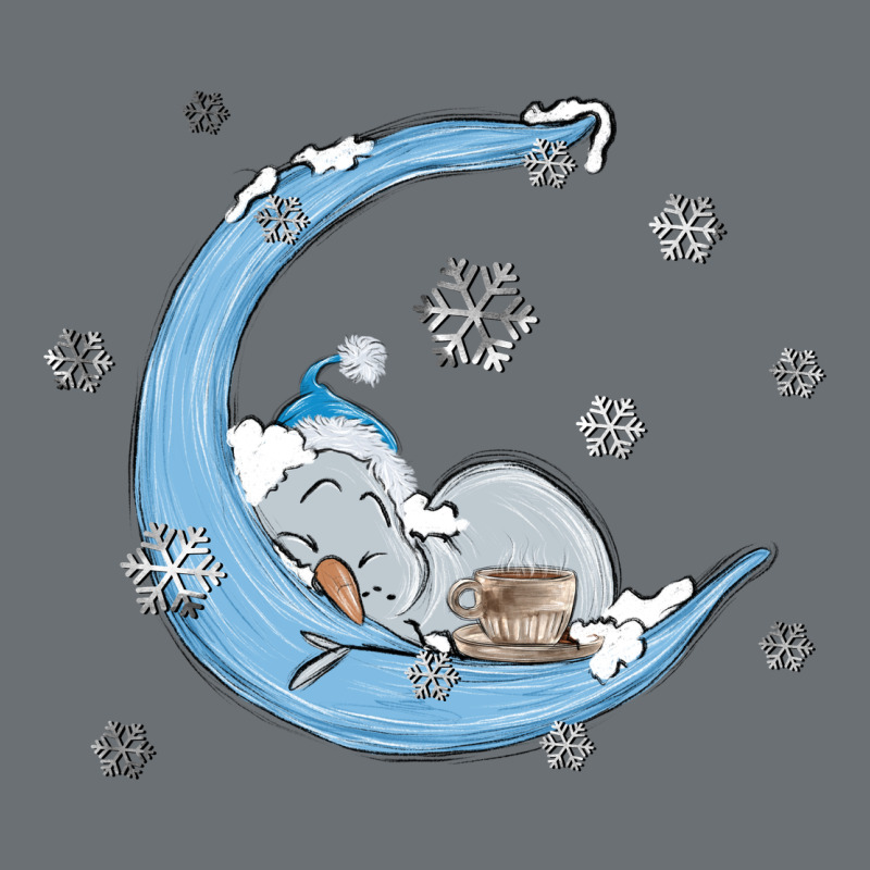 Snowman And Moon Premium Hoodie by MaliasSmallBusiness | Teevron
