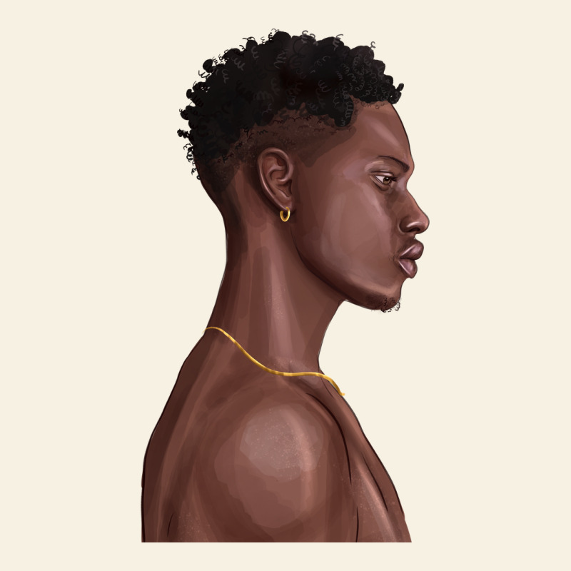 Afro Black Man Vintage Tee by texasbilliewilder | Teevron