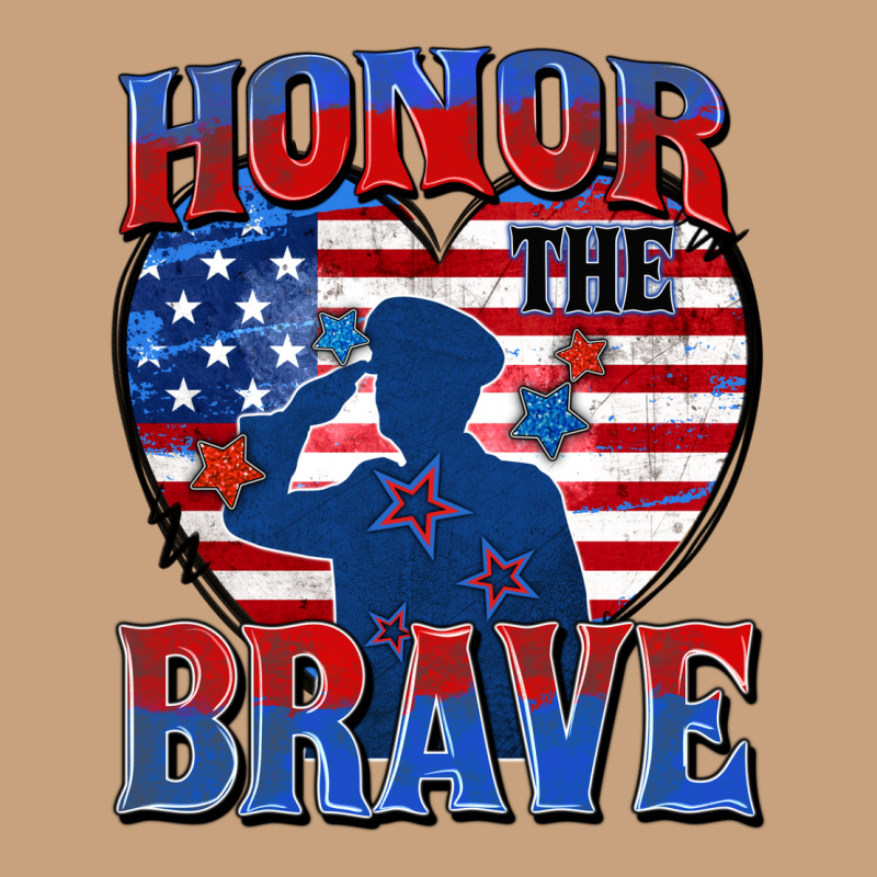 Honor The Brave Vintage Tee by Zillion Design Studio | Teevron