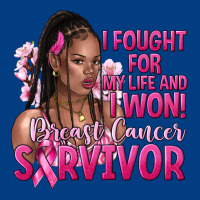 I Fought For My Life And I Won Afro Woman Premium Sweatshirt | Teevron