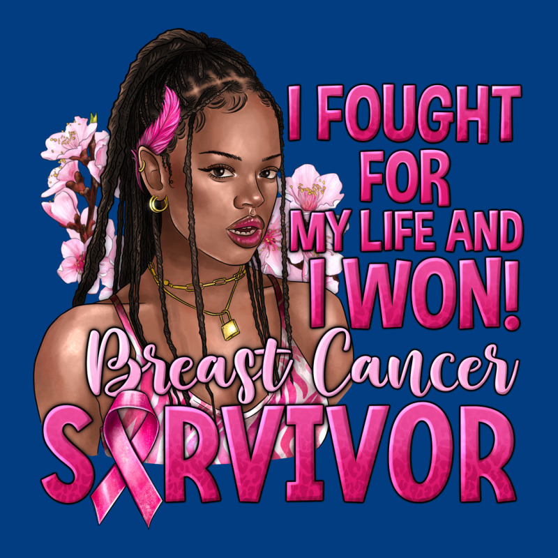 I Fought For My Life And I Won Afro Woman Premium Sweatshirt by NancyCooperArtShop | Teevron