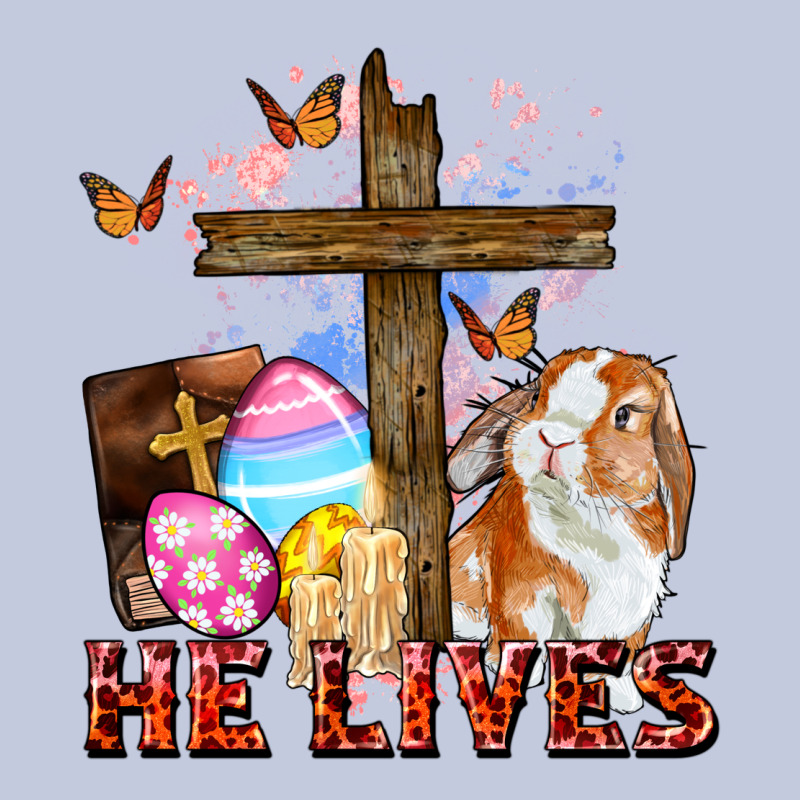 He Lives Easter Day Long Sleeve Tee by CowGirlArtShop | Teevron