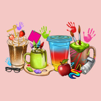 Art Teacher Coffee Cups Urban Heavy Tee | Teevron