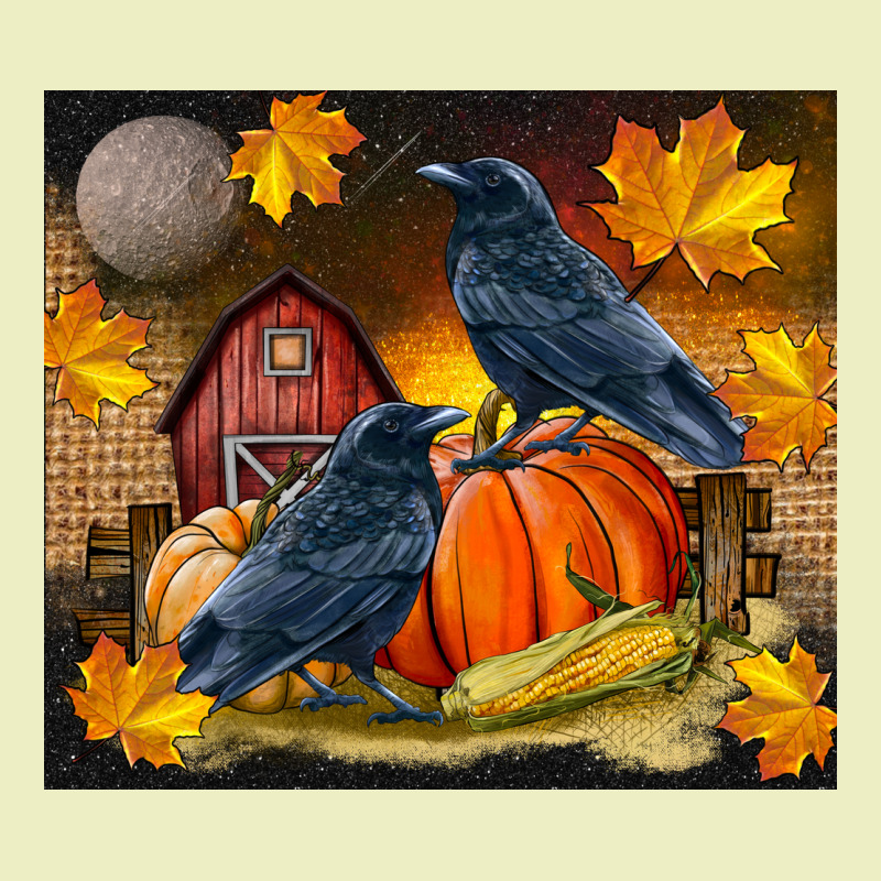 Fall Crow Urban Hoodie by LillyAllenDesigns | Teevron
