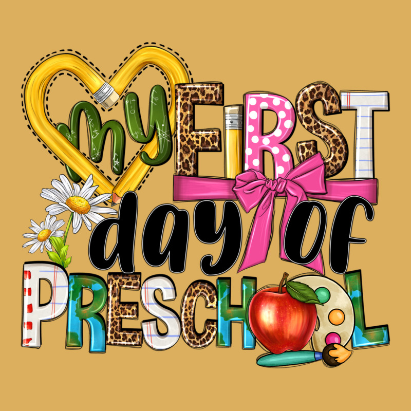 My First Day Of Preschool Premium Hoodie by NancyCooperArtShop | Teevron