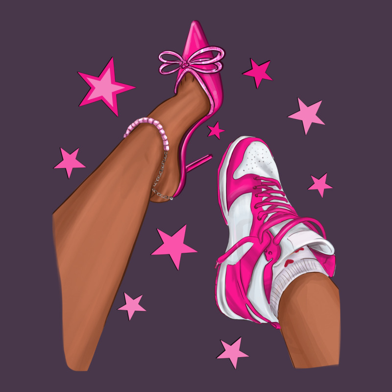 Afro Sneakers And Heels Heavyweight Hoodie by NancyCooperArtShop | Teevron