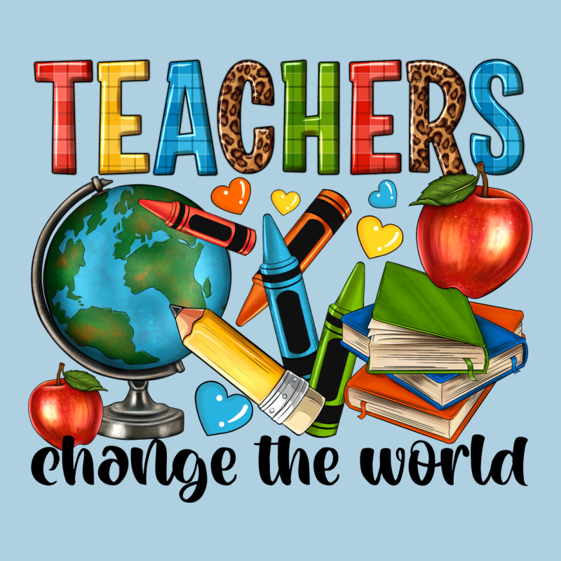 Teachers Change The World Premium Hoodie by NancyCooperArtShop | Teevron