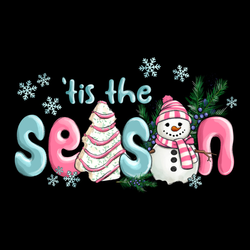 Tis The Season Snowman And Christmas Cake Heavyweight Sweatshirt by MaliasSmallBusiness | Teevron