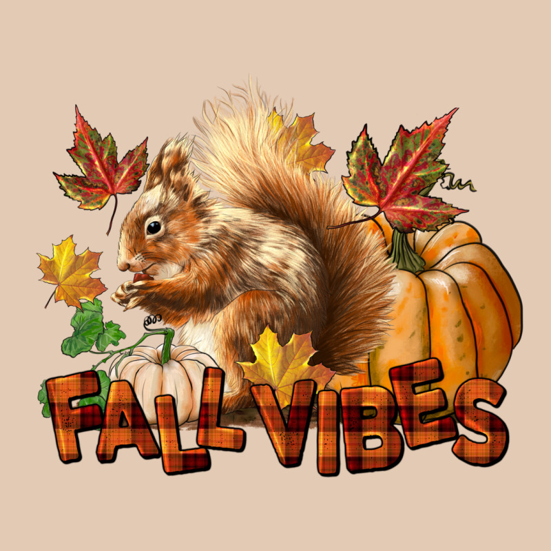 Fall Vibes Squirrel Urban Hoodie by LillyAllenDesigns | Teevron
