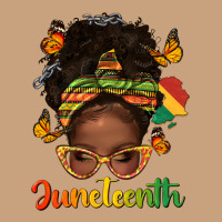 Afro Messy Bun Juneteenth Vintage Tee | Teevron