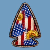 American Flag Sunflower Arrowhead Urban Heavy Tee | Teevron