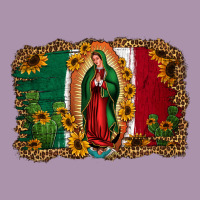 Our Lady Of Guadalupe Mexican Flag Background Heavyweight Hoodie | Teevron