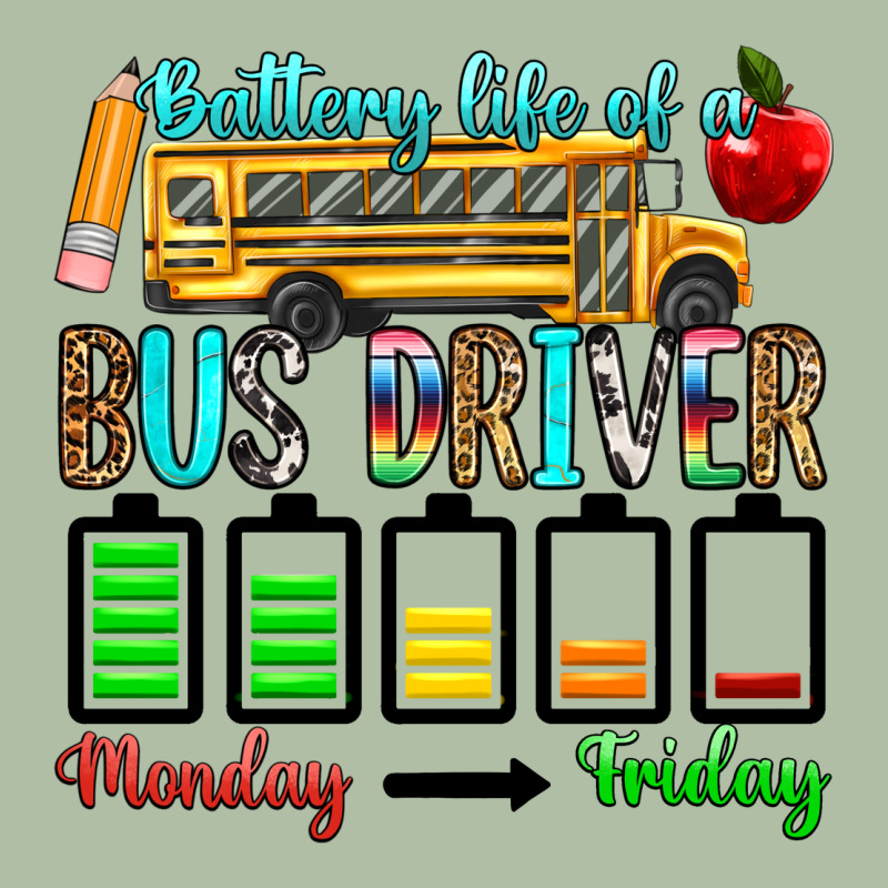 Battery Life Of A Bus Driver Urban Heavy Tee by texasbilliewilder | Teevron
