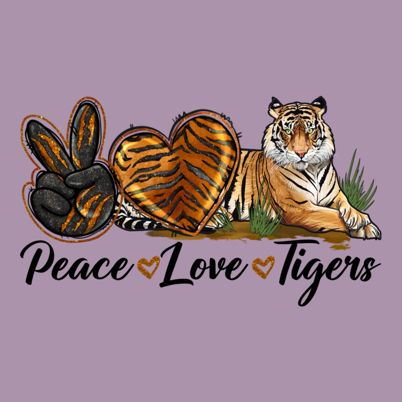 Peace Love Tigers Heavyweight Hoodie by LillyAllenDesigns | Teevron