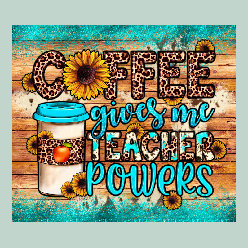 Coffee Gives Me Teacher Powers Zipper Hoodie by JahusDesignShop | Teevron