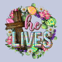 He Lives Easter With Flowers Long Sleeve Tee | Teevron