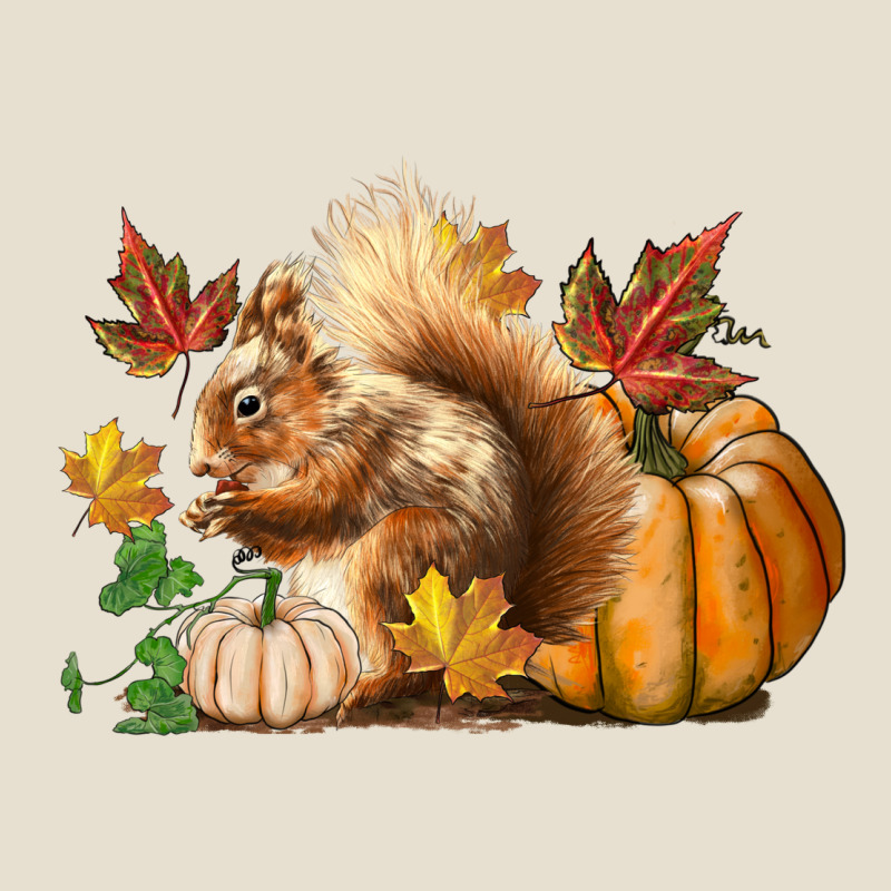 Fall Squirrel Urban Hoodie by LillyAllenDesigns | Teevron