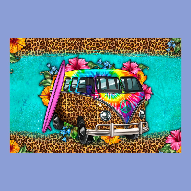 Hippie Van Floral Skinny Metal Can Holder Long Sleeve Tee by HRA Design Shop | Teevron