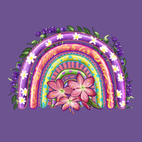Easter Floral Spring Rainbow Vintage Tee | Teevron