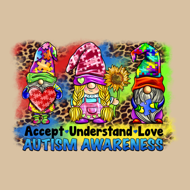 Accept Understand Love Autism Awareness Western Background Heavyweight Hoodie by BarkalooDesign | Teevron