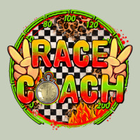 Race Coach  With Leopard And Peace Hand Ladies Tee | Teevron
