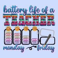 Battery Life Of A Teacher Urban Heavy Tee | Teevron