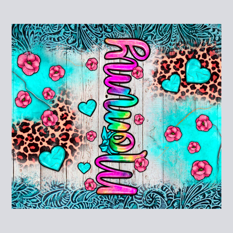 Mommy Leopard Turquoise Zipper Hoodie by JahusDesignShop | Teevron