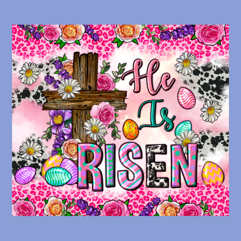 He Is Risen 20oz Tumbler Long Sleeve Tee by Neo Western | Teevron