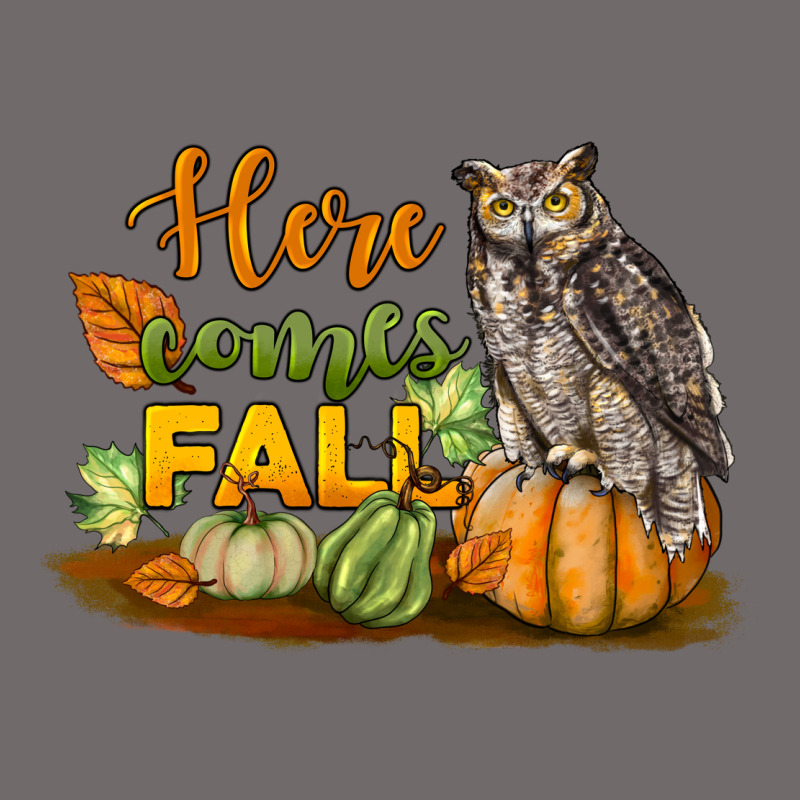Here Comes Fall Owl Urban Hoodie by LillyAllenDesigns | Teevron