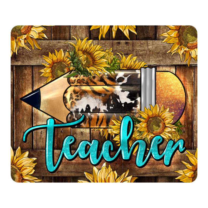 Western Teacher Pencil With Sunflowers Premium Sweatshirt by LillyAllenDesigns | Teevron