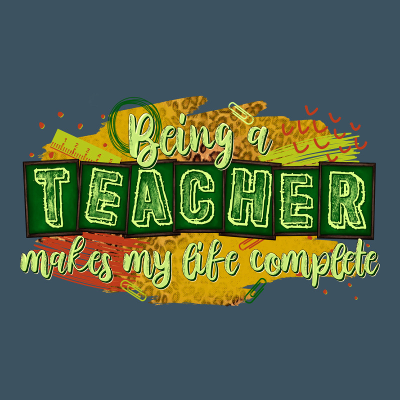 Being A Teacher Makes My Life Complete Urban Heavy Tee by texasbilliewilder | Teevron