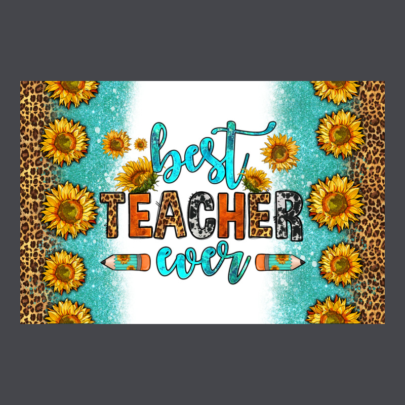 Best Teacher Ever Skinny Metal Can Holder Long Sleeve Tee by HRA Design Shop | Teevron