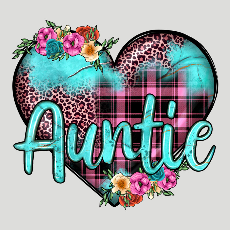 Auntie Leopard Turquoise Heart Zipper Hoodie by JahusDesignShop | Teevron