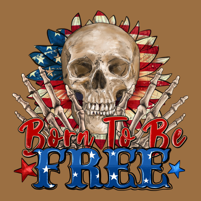 Born To Be Free Skeleton Vintage Tee by Zillion Design Studio | Teevron