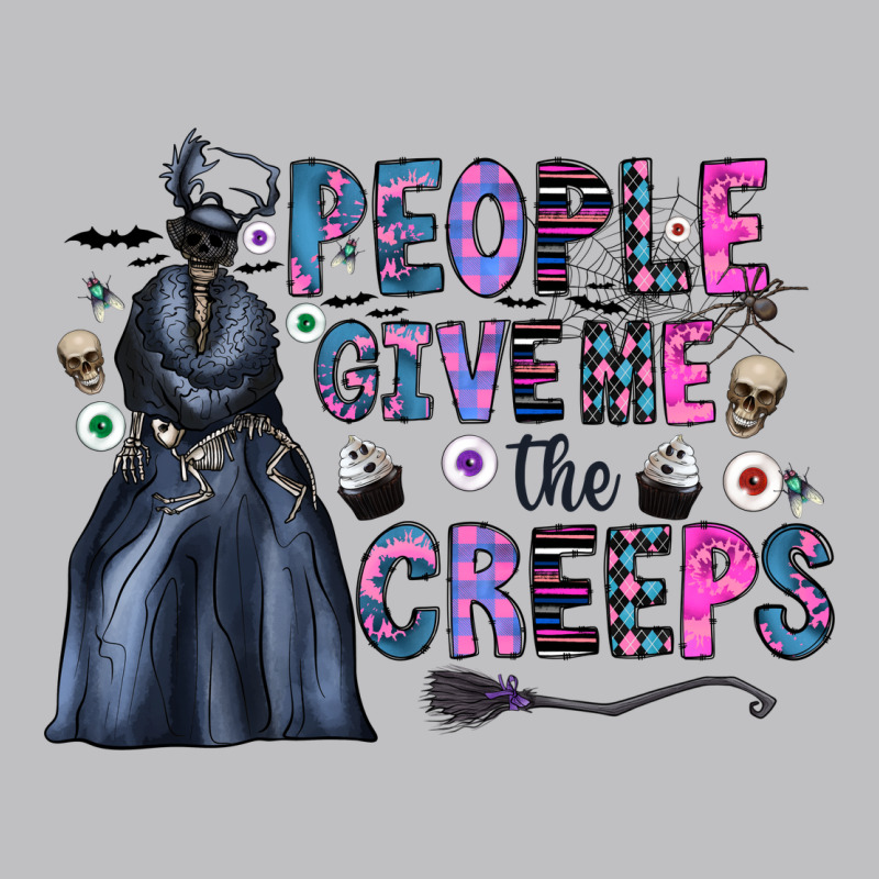 People Give Me The Creeps Long Sleeve Tee by CowhideDigitalArt | Teevron