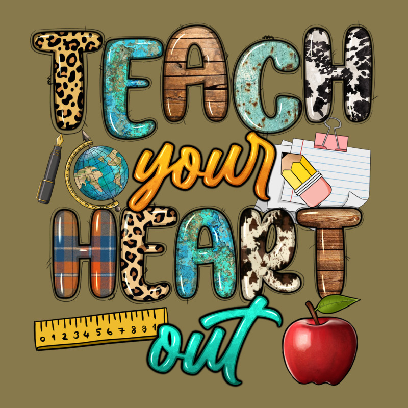 Teach Your Heart Out Premium Hoodie by NancyCooperArtShop | Teevron