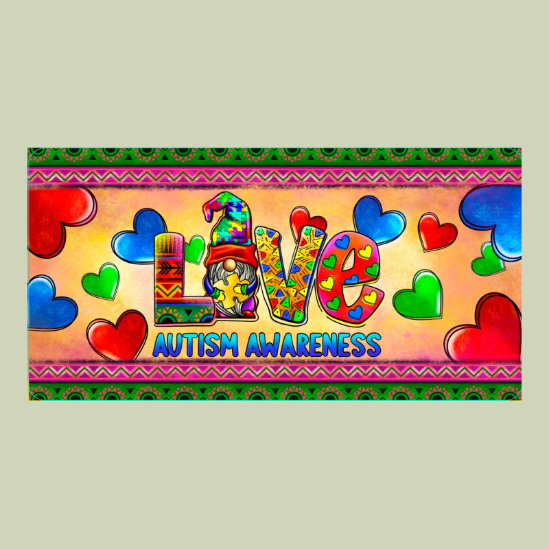 Love Autism Awareness License Plate Template Heavyweight Hoodie by BarkalooDesign | Teevron