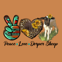 Peace Love Dorper Sheep Heavyweight Hoodie | Teevron